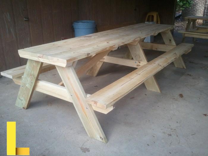 12 ft picnic table plans