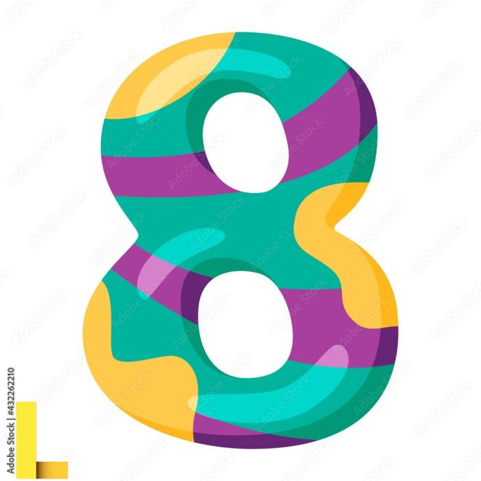 Number 8 Vector, Number, Number 8, Eight PNG and Vector with ...