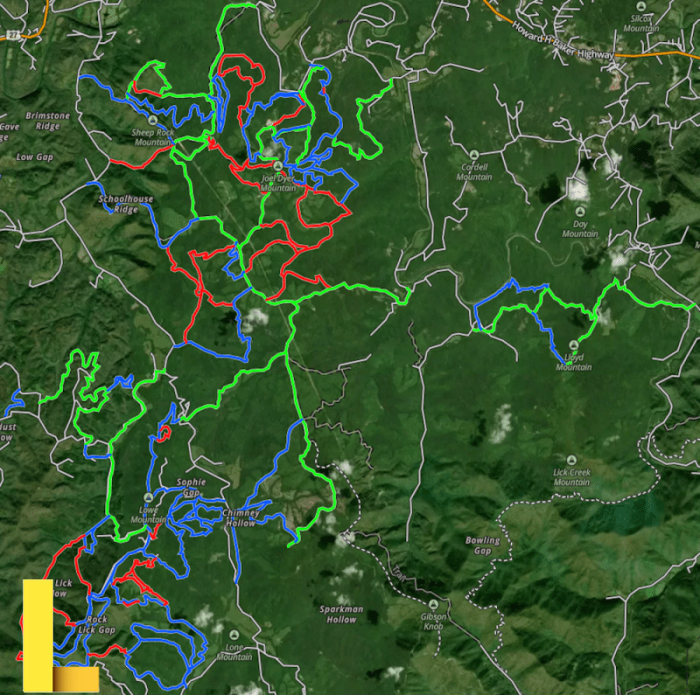 Brimstone recreation trail map
