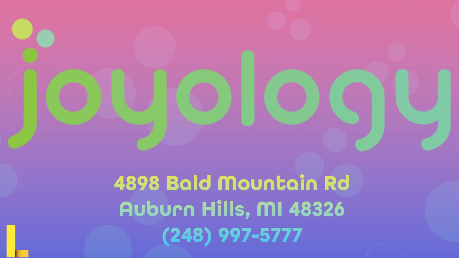 Joyology recreational menu