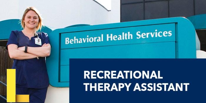 Learning to Help Others as a Recreational Therapy Assistant - Spring ...