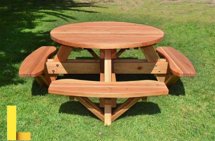 Redwood Picnic Table, Customize your Redwood Table