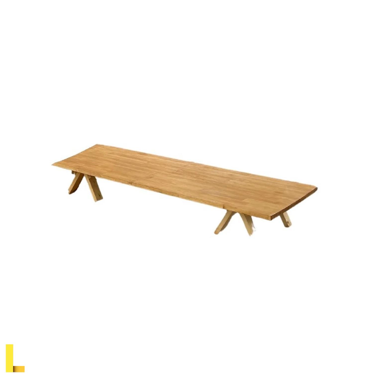 Picnic Low Table Wooden – Adelaide Party Hire