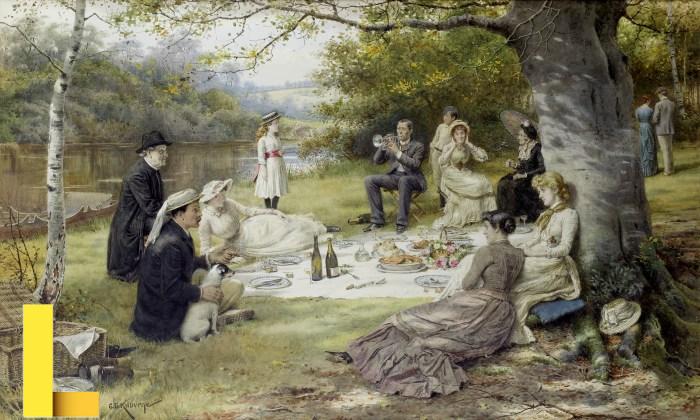 File:George Goodwin Kilburne The Picnic.jpg - Wikimedia Commons