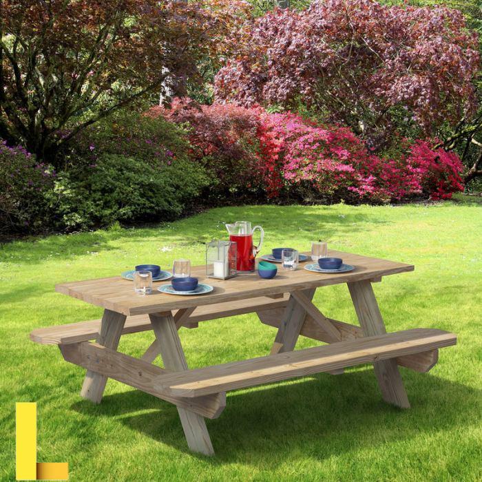 UFPED Wooden Picnic Table, Tan – vpsorder