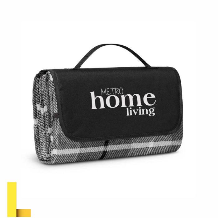 Branded picnic blanket