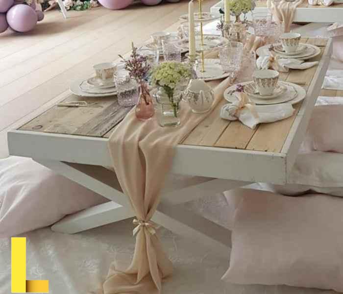 Boho picnic table rentals near me