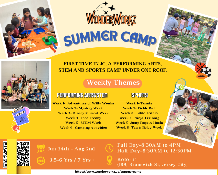 Jersey city recreation summer camp