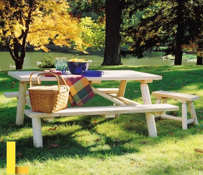 Finnegan Fence Company— Log Picnic Table
