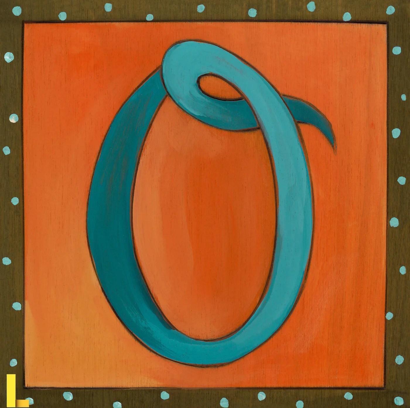 Gold Letter O