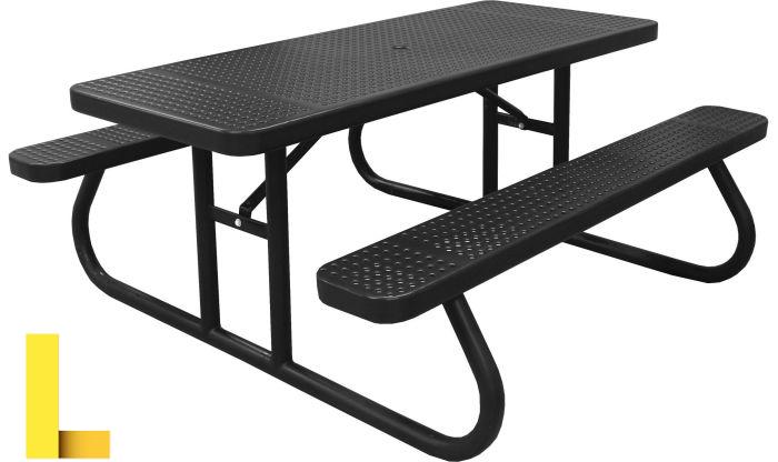 Coated picnic tables
