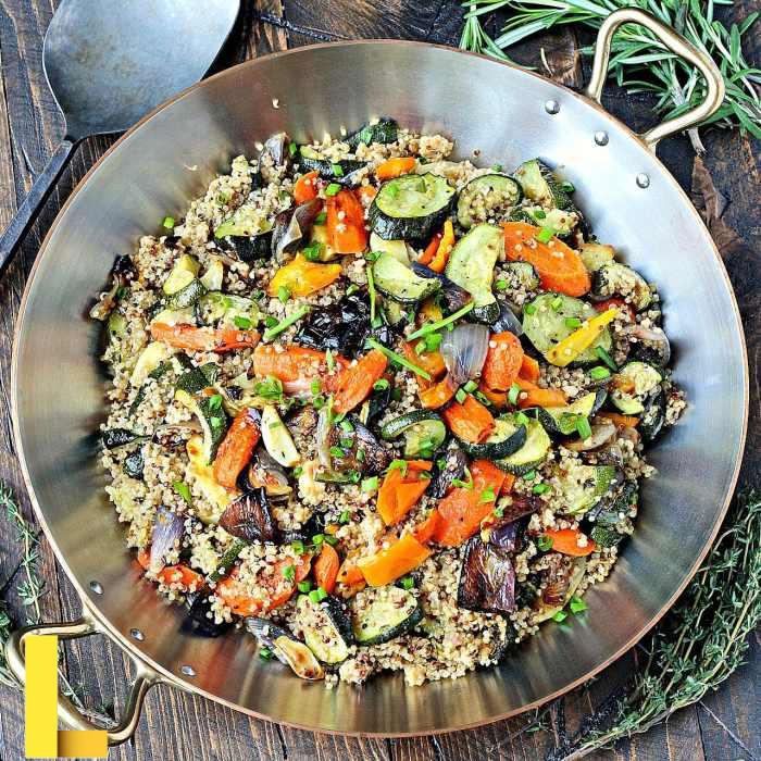 Quinoa with Roasted Vegetables - The Foodie Physician
