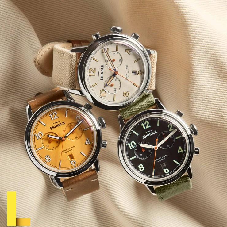 Shinola Men's Traveler Sub-Second Leather Watch, 42mm | Neiman Marcus Shinola traveler