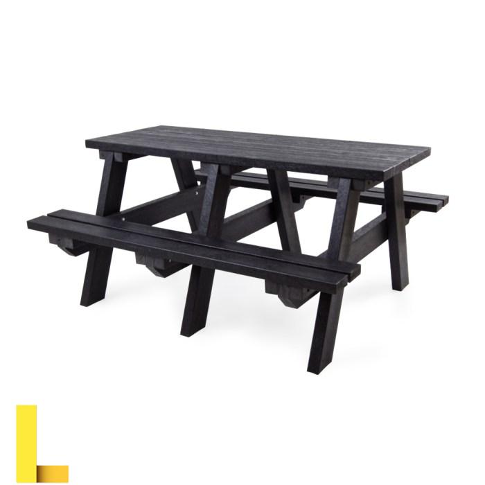 Timber A Frame Picnic Table | Earth-Anchors