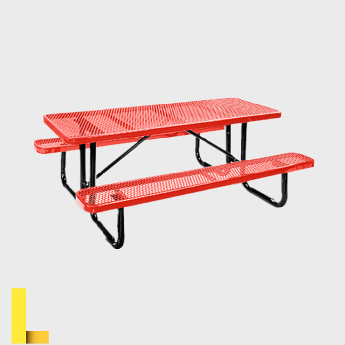 Round Thermoplastic Coating Picnic Table