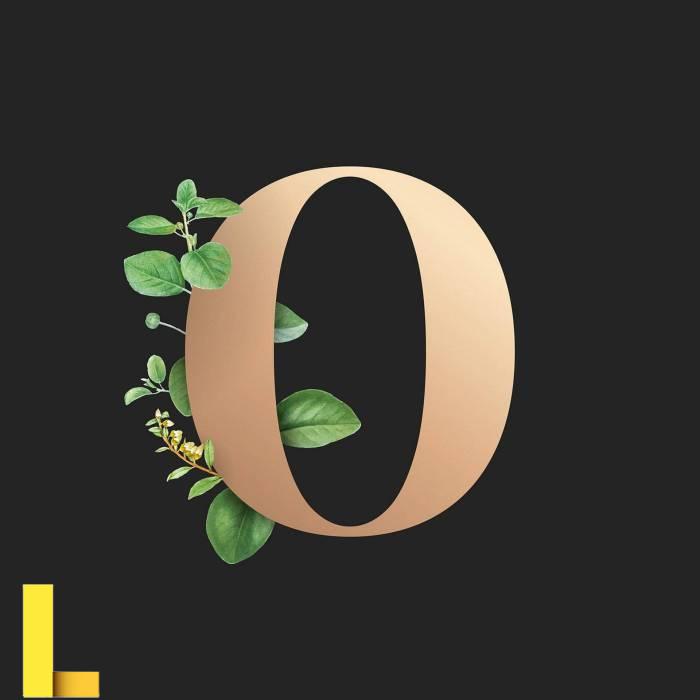 Download Botanical Letter O Wallpaper | Wallpapers.com