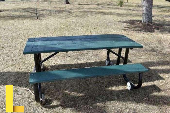 Composite Picnic Table, has Wheels - Hamilton-Maring Auction Group