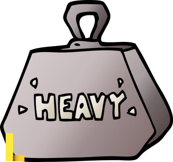 Vector gradient illustration cartoon heavy weight 12552334 Vector Art ...