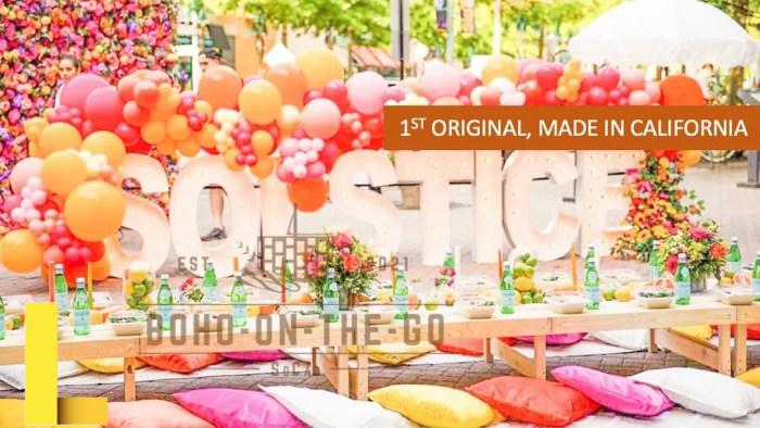 Handmade Low Boho Picnic Table: Folding Wooden Outdoor Table - Etsy