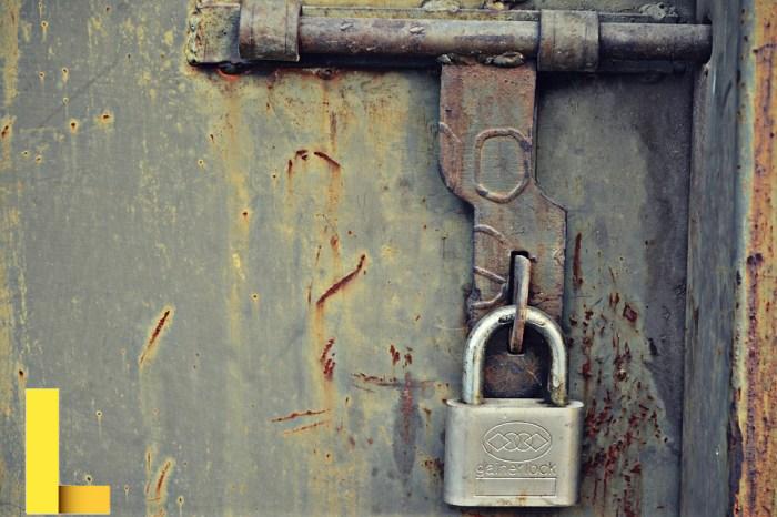 Free picture: old padlock, door, lock, security, steel