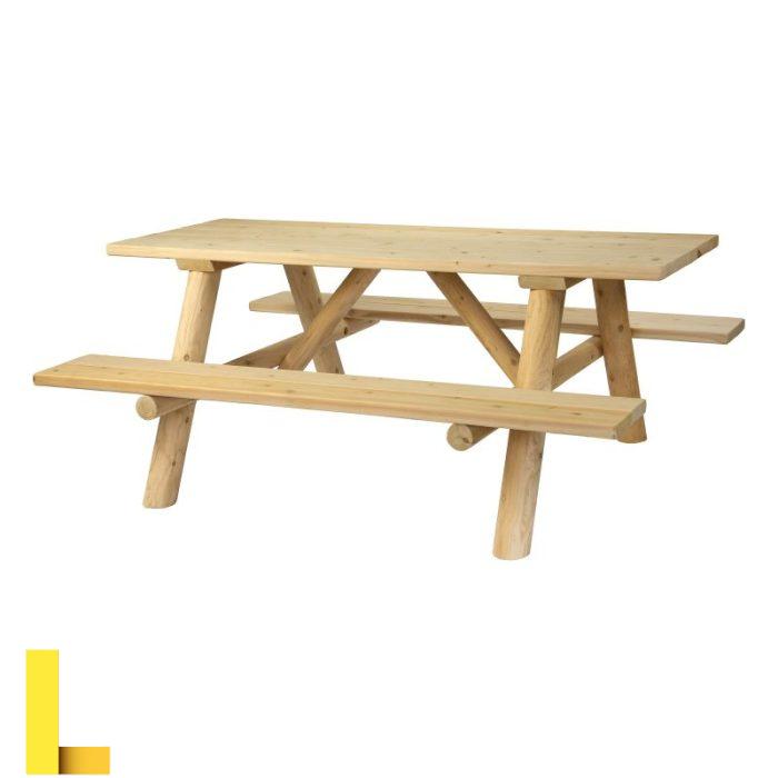 How-to Build a Log Picnic Table - Log Furniture How To