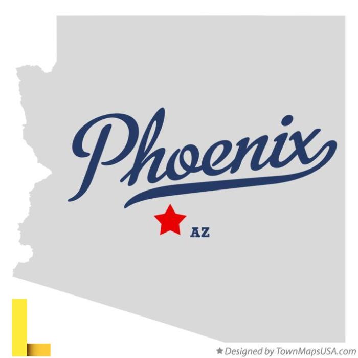 Map of Phoenix, AZ, Arizona