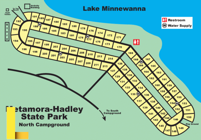 Metamora hadley recreation area camping