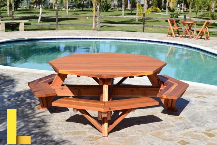 Cypress picnic table