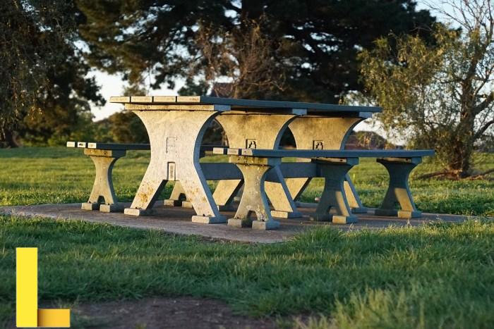 Kay park picnic tables