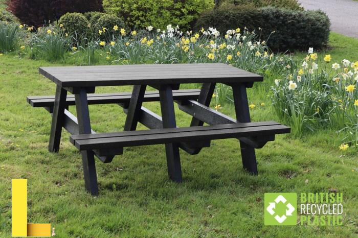Recycled Plastic Picnic Tables - British Recycled Plastic