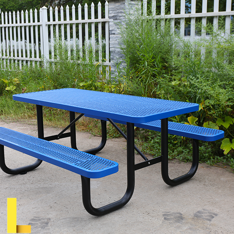 Thermoplastic Picnic Tables | Coated Metal Picnic Tables