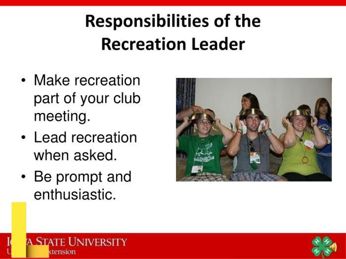 PPT - 4- H Officer Training: Club Recreation Leader PowerPoint ...