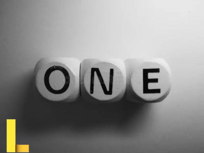 Word one on wooden dice stock photo. Image of white - 122956890